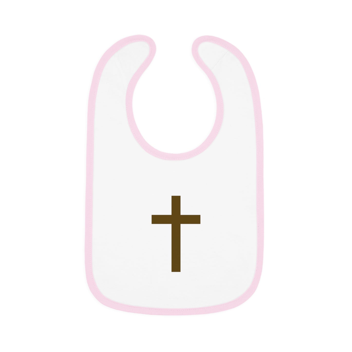 Baby Contrast Trim Jersey Bib