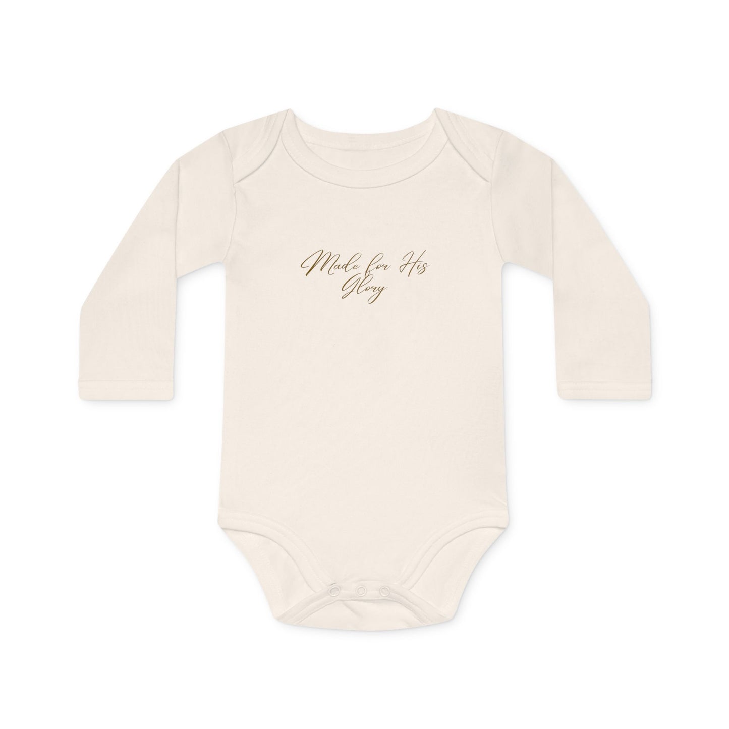 Baby Long-Sleeve Organic Bodysuit