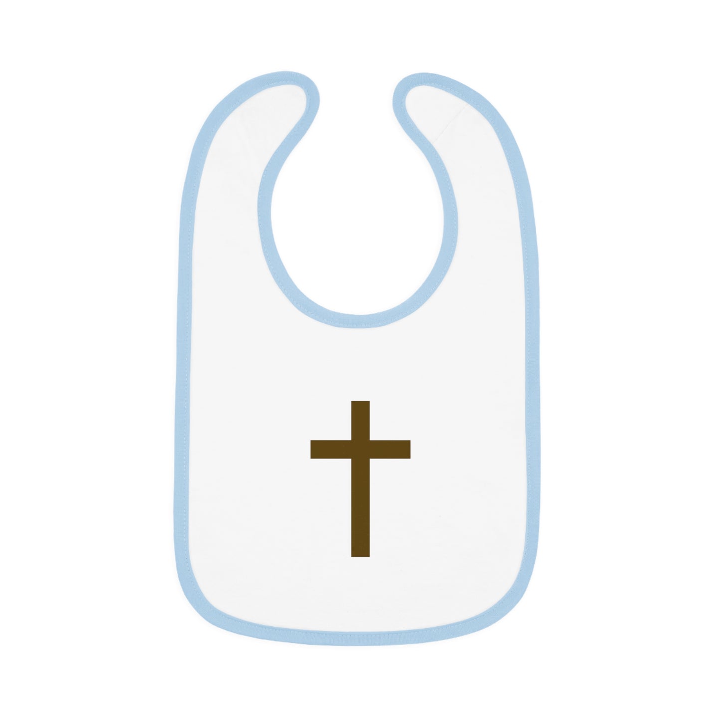 Baby Contrast Trim Jersey Bib